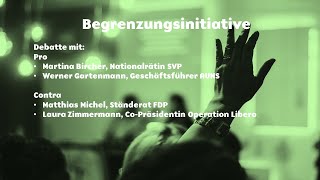 Abstimmungsdebatte Begrenzungsinitiative [upl. by Joyce]