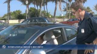 Police Officer pulls over driver with the International Drivers License [upl. by Assirol]