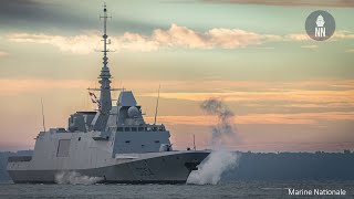 Fourth FREMM Frigate joins French Atlantic Command CECLANT [upl. by Ahseal930]