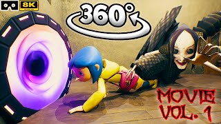 360° CORALINE  Movie Collection Part 1234  Scary VR 360º 8K Animation Film [upl. by Eob]