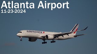 Atlanta Airport Planespotting 11232024 Supercut w Commentary [upl. by Airat]