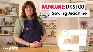 Janome DKS100 Sewing Machine Review [upl. by Anitsrhc979]