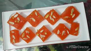 HALUWA  Neseshtar Halua  Borfi Haluwa  Bombay Halwa  নেশেস্তার হালুয়া  SABINAS KITCHEN [upl. by Jermain112]