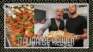 HOE MAAK JE ITALIAANSE BRUSCHETTA  KOOKVLOG 12  RYAN amp PAPA [upl. by Ettenay]