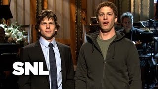 Jesse Eisenberg Monologue  Saturday Night Live [upl. by Ahgem]