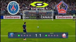 Psg vs Lille pes 2021 penalty shootout drama Ligue 1 [upl. by Hsaka]