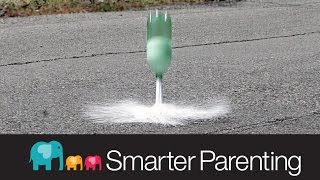 Homemade Water Rocket Teach your children to follow directions [upl. by Yerbua]