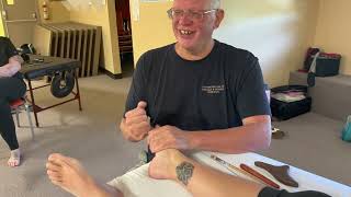 Deep toe and foot massage by Naturopath Brandon Raynor part 3 [upl. by Shipley99]