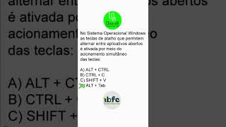 Questões de informática  banca ibfc  correios 2024 correios informaticaparaconcursos [upl. by Ayanej]