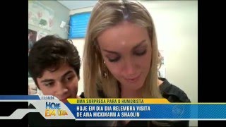 Reveja o encontro de Ana Hickmann com Shaolin [upl. by Neerom]