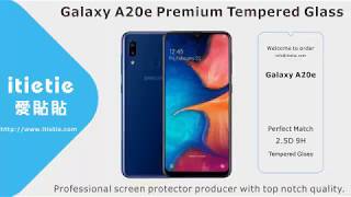 Galaxy A20e Tempered Glass Screen Protector Perfect Match [upl. by Aneert169]