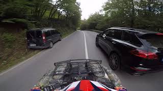 yamaha grizzly 550 speed test [upl. by Fredia375]