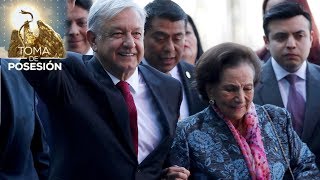 López Obrador llega a San Lázaro para investidura presidencial [upl. by Helali]