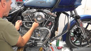 137 1983 fxrt shovelhead dyna ignition timing adj brake repair 197984 FXR FLT harley tatro machine [upl. by Wildermuth]