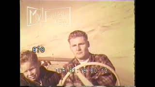 Stock Footage 1960s DUNE BUGGIES RIDE THROUGH SAND HILLS [upl. by Lonyer]