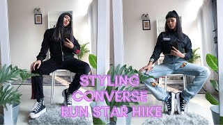 HOW I STYLE CONVERSE RUN STAR HIKE [upl. by Cline]