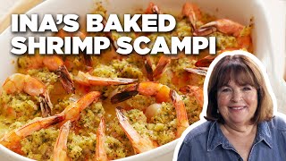 How to Make Ina’s 5Star Baked Shrimp Scampi  Barefoot Contessa Cook Like a Pro  Food Network [upl. by Anned499]