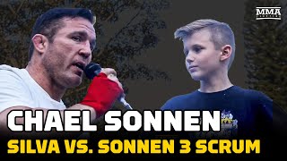 Chael Sonnen Will Be Devastated If He Loses Anderson Silva Boxing Match  MMA Fighting [upl. by Ahusoj47]