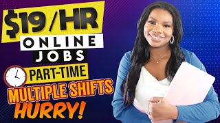 Hurry Earn 19Hour Now PartTime WorkFromHome Job for Beginners [upl. by Ness]