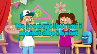 Këngë për fëmijë │Ne jemi gjelbërimi i mamit dhe i babit│ Babagjyshi [upl. by Ayot]