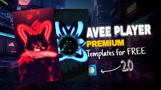 Avee Player Premium Trending Templates ✨ amp Editing Process 🔓 Part 2 [upl. by Sorgalim372]