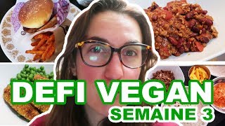 DEFI VEGAN  SEMAINE 3  CAM cest elle [upl. by Ramyaj]