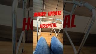 My injury update  Hip injury  Knee pain muscle injury hospital [upl. by Nicki389]