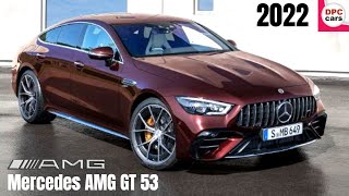 2022 Mercedes AMG GT 53 4 Door Coupe 4MATIC in Rubellite Red [upl. by Annirak]