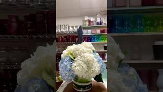 Make a hydrangea centerpieceflowersshortsshortvideo [upl. by Blalock]