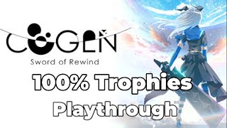 COGEN Sword of Rewind  100 Trophies Playthrough [upl. by Eihs]