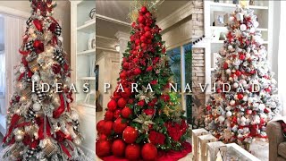 ARBOLES de NAVIDAD en TENDENCIA 2023 2024 🎄 IDEAS para DECORAR el ARBOL DE NAVIDAD [upl. by Lorrad994]