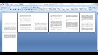 How to give different page setup margin in same word document [upl. by Cogan]