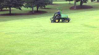 Circle mowing fairways [upl. by Reivaxe591]