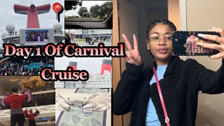 Day 1 Of My Carnival Radiance Cruise [upl. by Luckin]