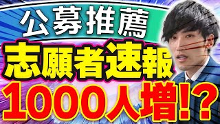 【志願者速報】産近甲龍の公募推薦の倍率志願者数を調査 [upl. by Casilde]