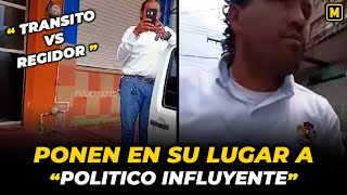 Tránsito pone en su lugar a Funcionario Público [upl. by Sukul997]