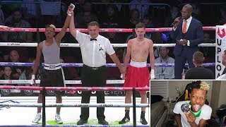 Reacting To My Full Fight KSI VS LOGAN PAUL [upl. by Chemaram]