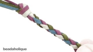 How to Make a Four Strand Round Braid [upl. by Leziar]