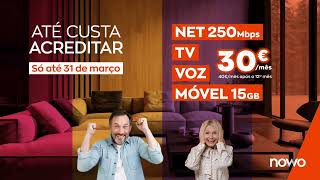 😯 NET TV VOZ MÓVEL 15GB a 30€ só até 31 de março [upl. by Utica]