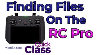 Finding Files on the RC Pro [upl. by Delogu100]