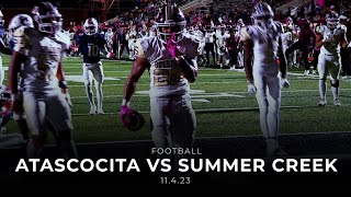 Atascocita vs Summer Creek Football 11423 [upl. by Ziza]