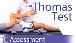 Thomas Test  Iliopsoas Tightness [upl. by Kimball]