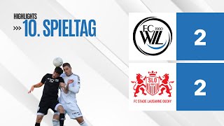 Highlights FC Wil 1900  Stade Lausanne Ouchy [upl. by Pachston]