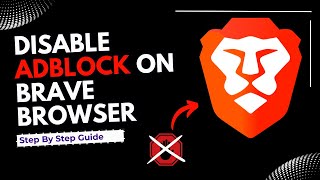 how to disable adblock in brave browser  turn off brave shields ｜Full Guide [upl. by Ajed588]