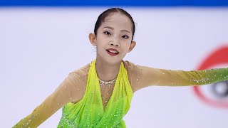 Yuxuan LIU 12 yrs Senior SP 2024 Chinese Figure Skating InterClub League Final [upl. by Vincentia765]