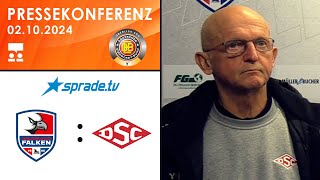 02102024  Pressekonferenz  Heilbronner Falken vs Deggendorfer SC [upl. by Cyndie]