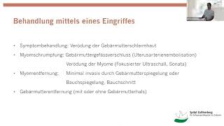 Infoanlass «Gebärmutterschonende MyomBehandlung und Basisdiagnostik bei unerfülltem Kinderwunsch» [upl. by Sayce920]