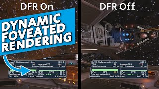 Pimax CRYSTAL Dynamic Foveated Rendering test in Elite Dangerous [upl. by Mohl548]