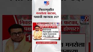 Maharashtra Election 2024  निवडणुकीत मनसेला फटका पक्षाची मान्यता रद्द होणार [upl. by Aneg]