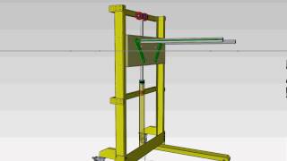 diseño de elevador capacidad de carga 300kl [upl. by Fulks]